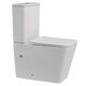 Купить Унитаз ABBER Rechteck AC1210 компакт белый, безободковый (ac1210) по цене 23800 руб., в Санкт-Петебруге в интернет магазине 100-Систем, а также дургие товары ABBER из раздела Горизонтальный выпуск и Унитазы-компакт с бачком