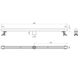 Купить Душевой трап 90 см WONZON & WOGHAND, Темный графит (WW-65409T-GM) (ww-65409t-gm) по цене 19990 руб., в Санкт-Петебруге в интернет магазине 100-Систем, а также дургие товары WONZON & WOGHAND из раздела Лотки и Душевые лотки и душевые трапы