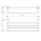 Купить Полотенцедержатель с полкой WONZON & WOGHAND SIMPLE, Хром (WW-6581) (ww-6581) по цене 8408 руб., в Санкт-Петебруге в интернет магазине 100-Систем, а также дургие товары WONZON & WOGHAND из раздела Полки для полотенец и Полотенцедержатели