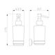 Купить Дозатор мыла WONZON & WOGHAND FLAT, Хром (WW-9733) (ww-9733) по цене 4918 руб., в Санкт-Петебруге в интернет магазине 100-Систем, а также дургие товары WONZON & WOGHAND из раздела Дозаторы жидкого мыла и Мыльницы и дозаторы жидкого мыла