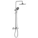 Купить Душевая стойка ABBER Thermostat AF8516L с термостатом и изливом, хром (af8516l) по цене 39100 руб., в Санкт-Петебруге в интернет магазине 100-Систем, а также дургие товары ABBER из раздела Душевые стойки и Душевые стойки, системы, панели, гарнитуры