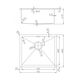 Купить Кухонная мойка Raglo R703.5044.09, графит (r703.5044.09) по цене 20338 руб., в Санкт-Петебруге в интернет магазине 100-Систем, а также дургие товары Raglo из раздела Врезные мойки и Кухонные мойки