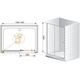 Купить Душевая дверь CEZARES ANIMA-W-BF-1-140-C-Cr (anima-w-bf-1-140-c-cr) по цене 44900 руб., в Санкт-Петебруге в интернет магазине 100-Систем, а также дургие товары CEZARES из раздела Душевые двери и Душевые двери, перегородки