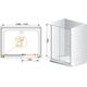 Купить Душевая дверь CEZARES ANIMA-W-BF-1-160-C-Cr (anima-w-bf-1-160-c-cr) по цене 47500 руб., в Санкт-Петебруге в интернет магазине 100-Систем, а также дургие товары CEZARES из раздела Душевые двери и Душевые двери, перегородки