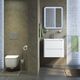 Купить Смеситель Iddis Slide SLIGMBTi01 для умывальника, с управлением Push Control, графит (sligmbti01) по цене 5990 руб., в Санкт-Петебруге в интернет магазине 100-Систем, а также дургие товары IDDIS из раздела Кнопочные смесители и Смесители для раковины