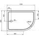 Купить Поддон для душа Cezares Tray R550 120х80 см акриловый R (tray-a-rh-120/80-550-15-w-r) по цене 27500 руб., в Санкт-Петебруге в интернет магазине 100-Систем, а также дургие товары CEZARES из раздела Нестандартные и Душевые поддоны