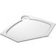 Купить Поддон для душа Cezares Tray P 100 пятиугольный (tray-s-p-100-56-w) по цене 33900 руб., в Санкт-Петебруге в интернет магазине 100-Систем, а также дургие товары CEZARES из раздела Нестандартные и Душевые поддоны