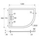 Купить Поддон для душа Cezares TRAY-AS-RH-120/90-550-30-W-L (tray-as-rh-120/90-550-30-w-l) по цене 35500 руб., в Санкт-Петебруге в интернет магазине 100-Систем, а также дургие товары CEZARES из раздела Нестандартные и Душевые поддоны
