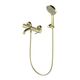 Купить Смеситель для ванны с душем WONZON & WOGHAND STICK, Брашированное золото (WW-88639017- BG) (ww-88639017-bg) по цене 40118 руб., в Санкт-Петебруге в интернет магазине 100-Систем, а также дургие товары WONZON & WOGHAND из раздела Смесители с длинным изливом и Смесители для ванны и душа