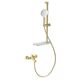 Купить Смеситель для ванны с душевым гарнитуром WONZON & WOGHAND ALFA, Брашированное золото (WW-AE3201-BG) (ww-ae3201-bg) по цене 20965 руб., в Санкт-Петебруге в интернет магазине 100-Систем, а также дургие товары WONZON & WOGHAND из раздела Смесители с коротким изливом и Смесители для ванны и душа