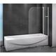 Купить Шторка на ванну CEZARES RELAX-V-11-100/140-C-Bi (relax-v-11-100/140-c-bi) по цене 15100 руб., в Санкт-Петебруге в интернет магазине 100-Систем, а также дургие товары CEZARES из раздела Стеклянные шторки для ванн и Сантехника