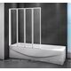Купить Шторка на ванну CEZARES RELAX-V-4-90/140-C-Bi (relax-v-4-90/140-c-bi) по цене 15900 руб., в Санкт-Петебруге в интернет магазине 100-Систем, а также дургие товары CEZARES из раздела Стеклянные шторки для ванн и Сантехника