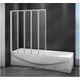 Купить Шторка на ванну CEZARES RELAX-V-5-120/140-C-Bi (relax-v-5-120/140-c-bi) по цене 19100 руб., в Санкт-Петебруге в интернет магазине 100-Систем, а также дургие товары CEZARES из раздела Стеклянные шторки для ванн и Сантехника