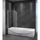 Купить Шторка на ванну CEZARES RELAX-V-1-80/140-C-Bi (relax-v-1-80/140-c-bi) по цене 12600 руб., в Санкт-Петебруге в интернет магазине 100-Систем, а также дургие товары CEZARES из раздела Стеклянные шторки для ванн и Сантехника