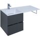 Купить Тумба под раковину Aquanet Алвита 48 серый антрацит (00243662) по цене 23582 руб., в Санкт-Петебруге в интернет магазине 100-Систем, а также дургие товары AQUANET из раздела Тумбы под раковину и Мебель для ванной комнаты